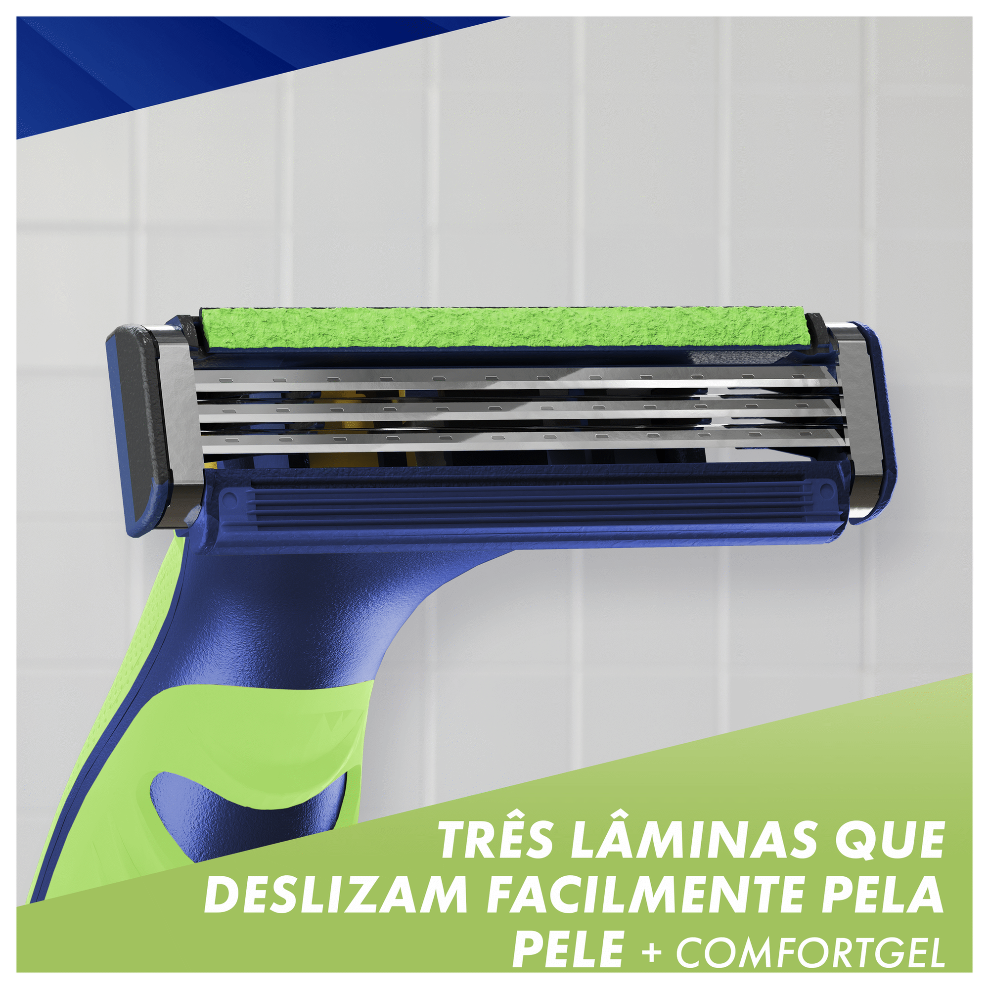 M&aacute;quina de Barbear Sensor 3+ Sensitive Gillette