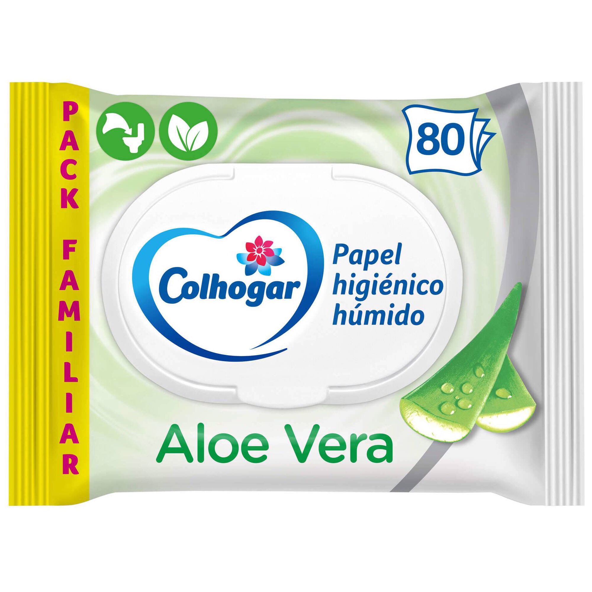 Papel Higiénico Húmido Aloé Vera Papel Higiénico Húmido Aloé Vera