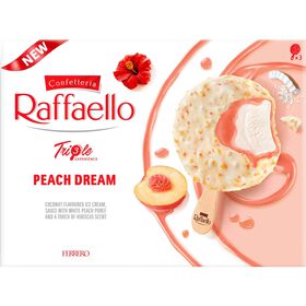 Gelado Raffaello P&ecirc;ssego e Hibisco