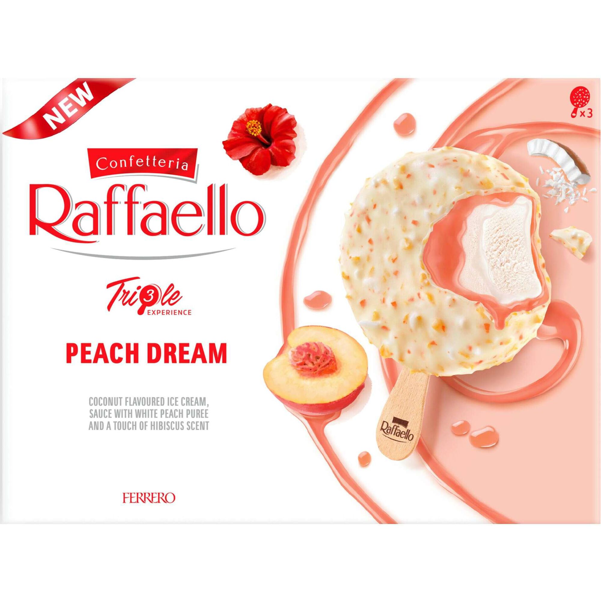 Gelado Raffaello Pêssego e Hibisco Gelado Raffaello Pêssego e Hibisco