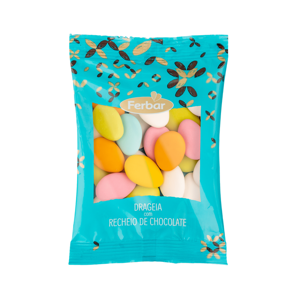 Drageias com Recheio Chocolate Ferbar
