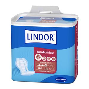 Pensos Incontinência Anatómico Plus Lindor