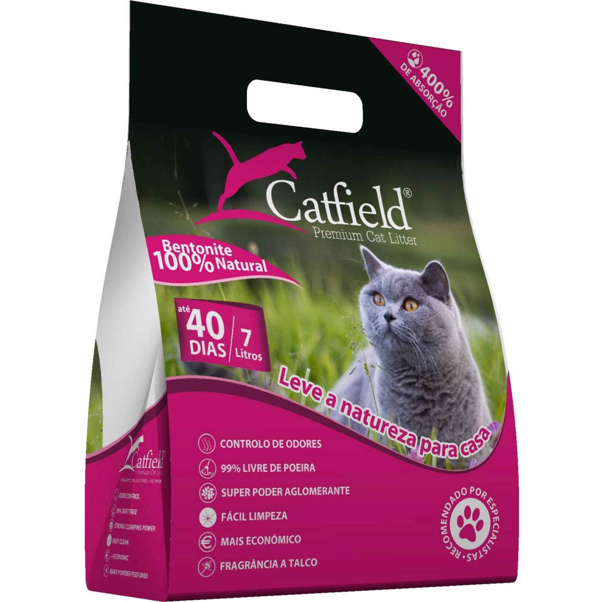 Absorvente para Gato Bentonite Aglomerante Natural Absorvente para Gato Bentonite Aglomerante Natural