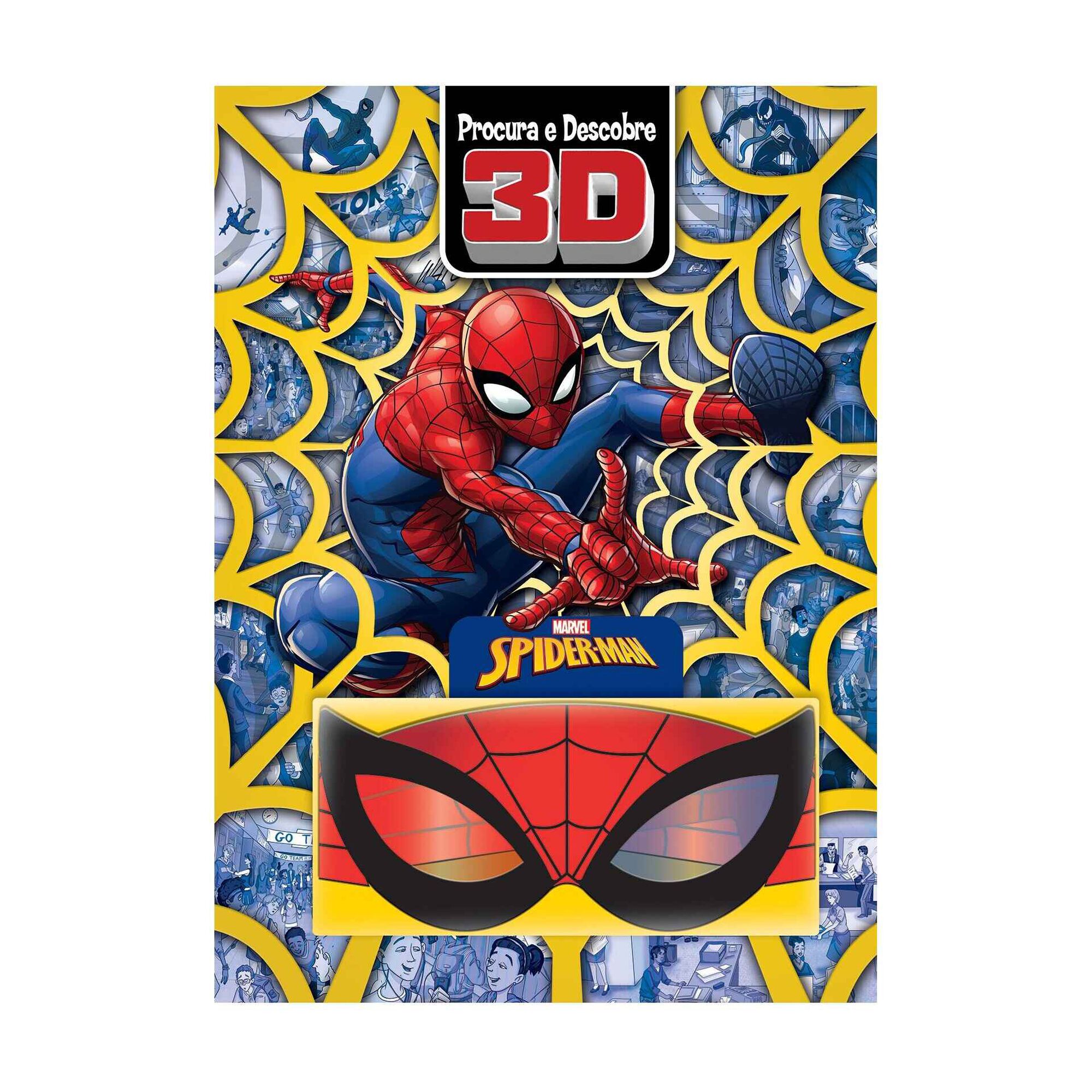 Marvel Spiderman - Procura e Descobre 3D Marvel Spiderman - Procura e Descobre 3D