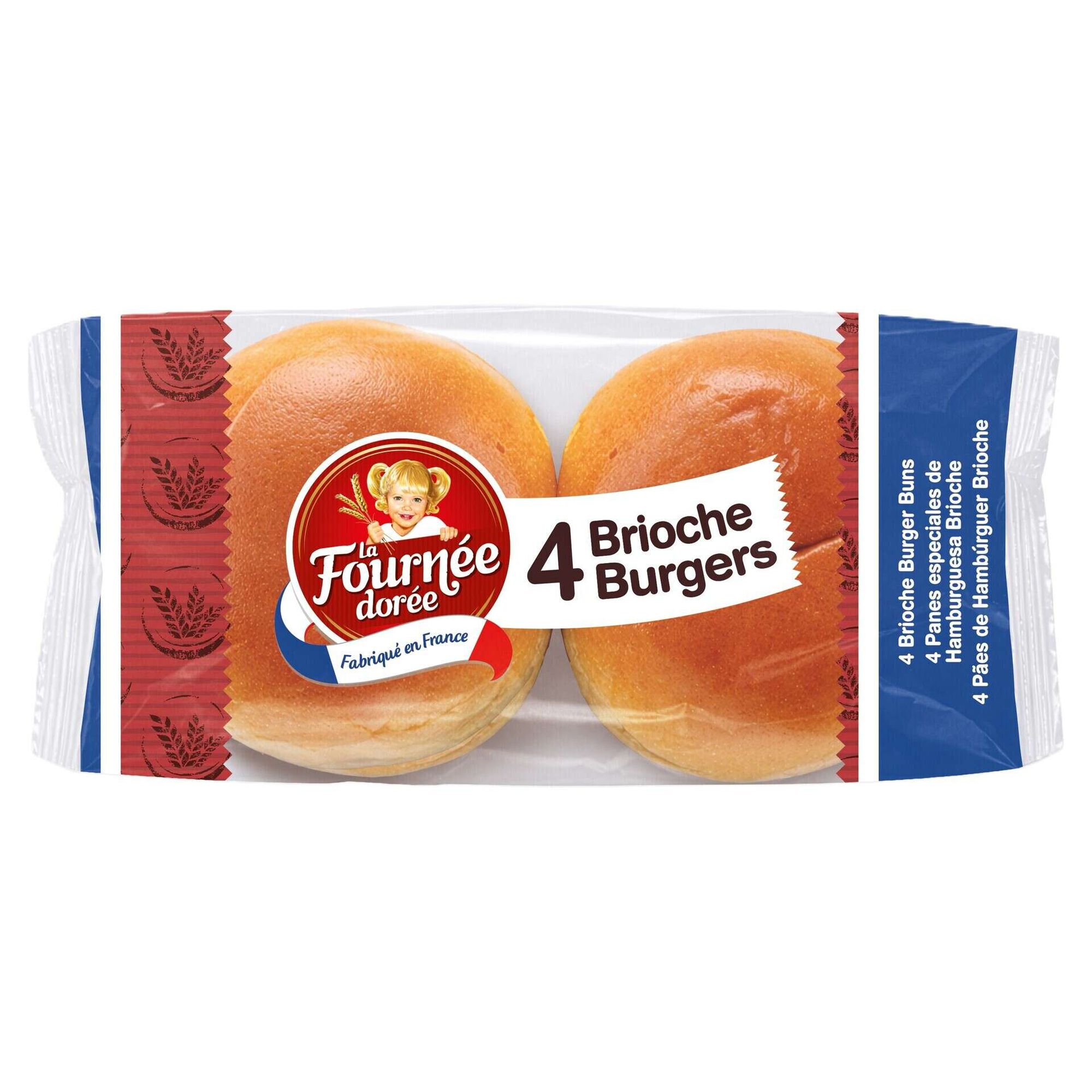 P&atilde;o de Hamb&uacute;rguer Brioche La Fourn&eacute;e Dor&eacute;e