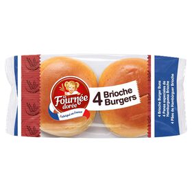 P&atilde;o de Hamb&uacute;rguer Brioche La Fourn&eacute;e Dor&eacute;e