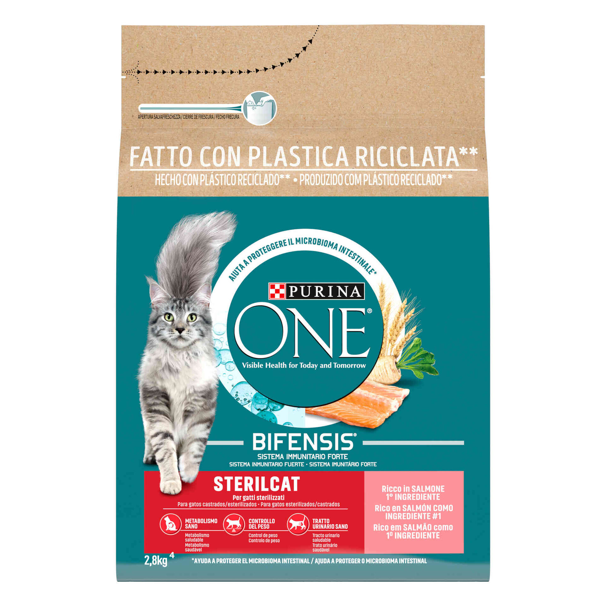 Ração para Gato Esterilizado Salmão