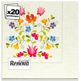 Guardanapos 3 Folhas Black Label Decorado Renova