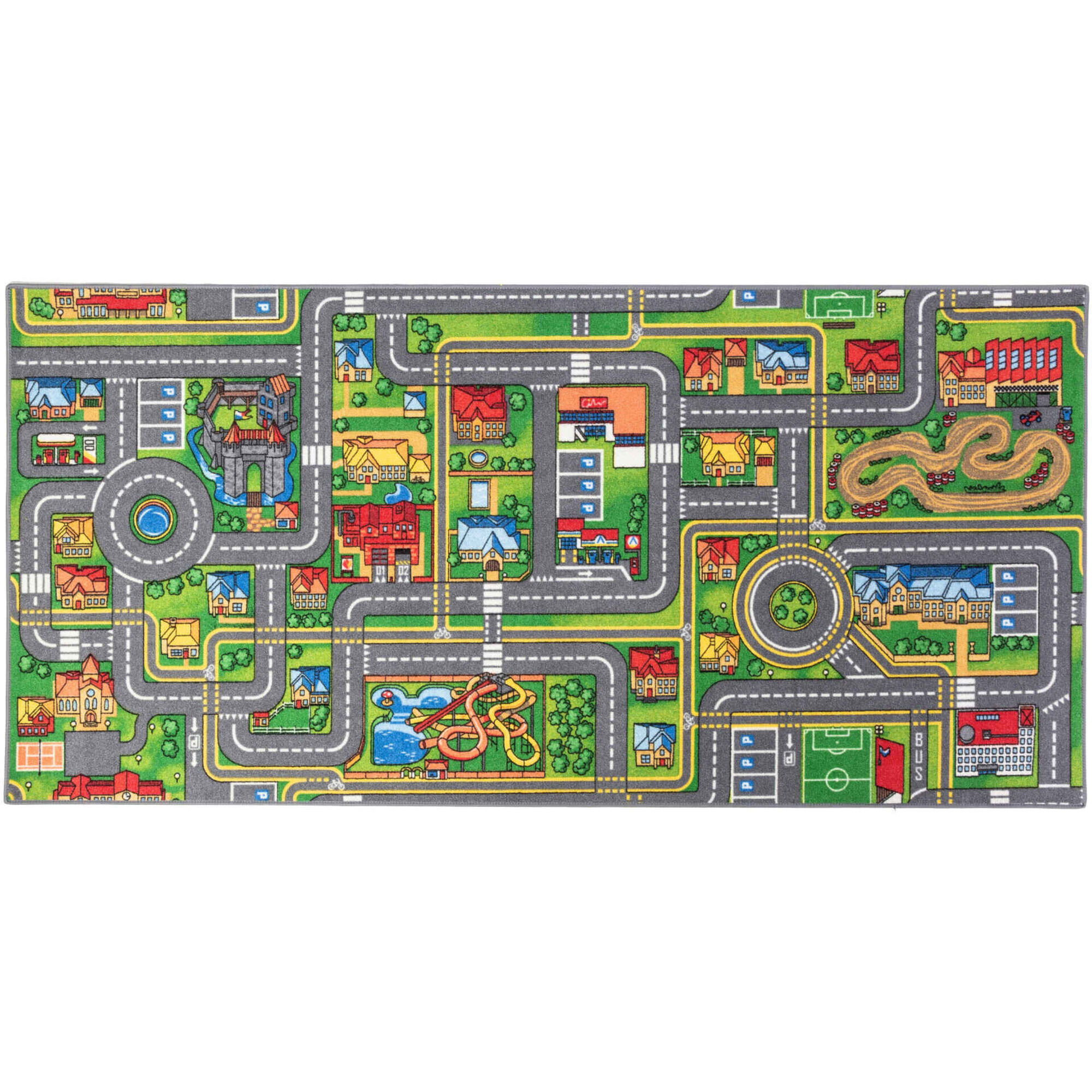 Tapete Decorativo e Did&aacute;tico 95x133 Estradas Twinko
