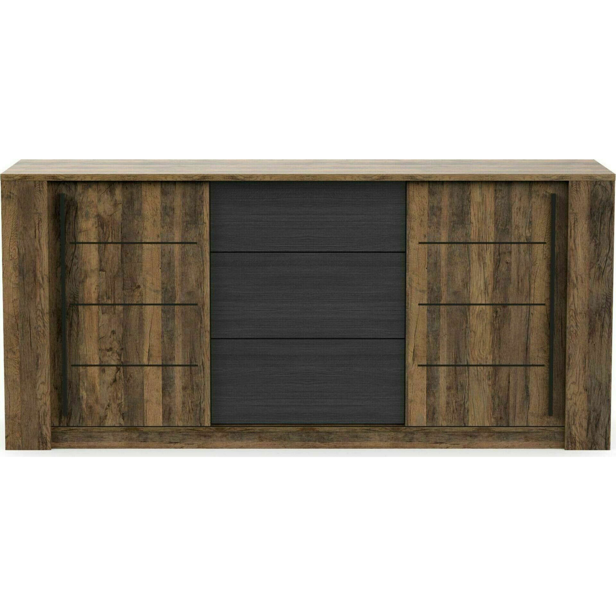 Aparador 200x45x90cm Carvalho Mónaco Aparador 200x45x90cm Carvalho Mónaco