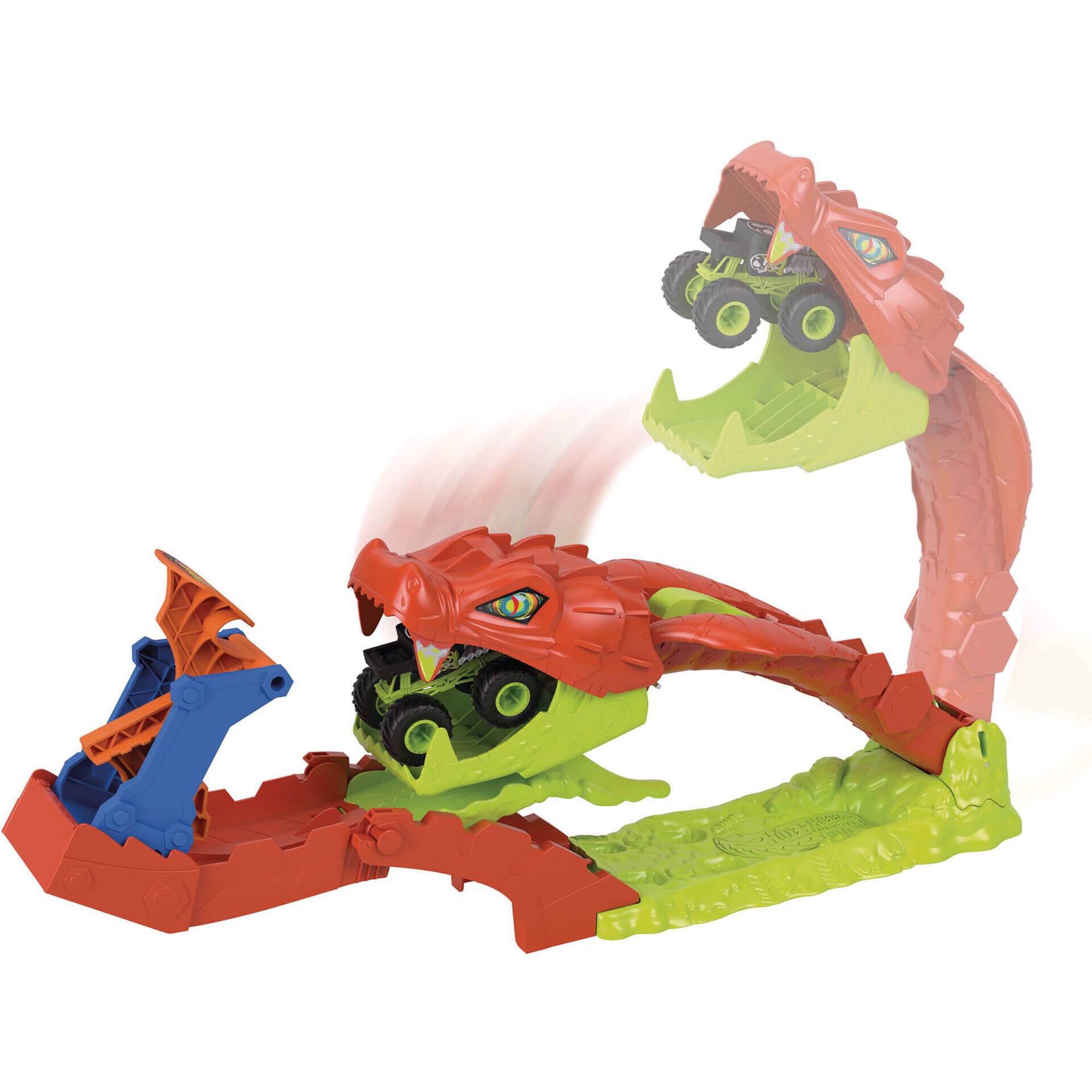 Hot Wheels - Cami&atilde;o Monster Trucks Queda de Snake Slam