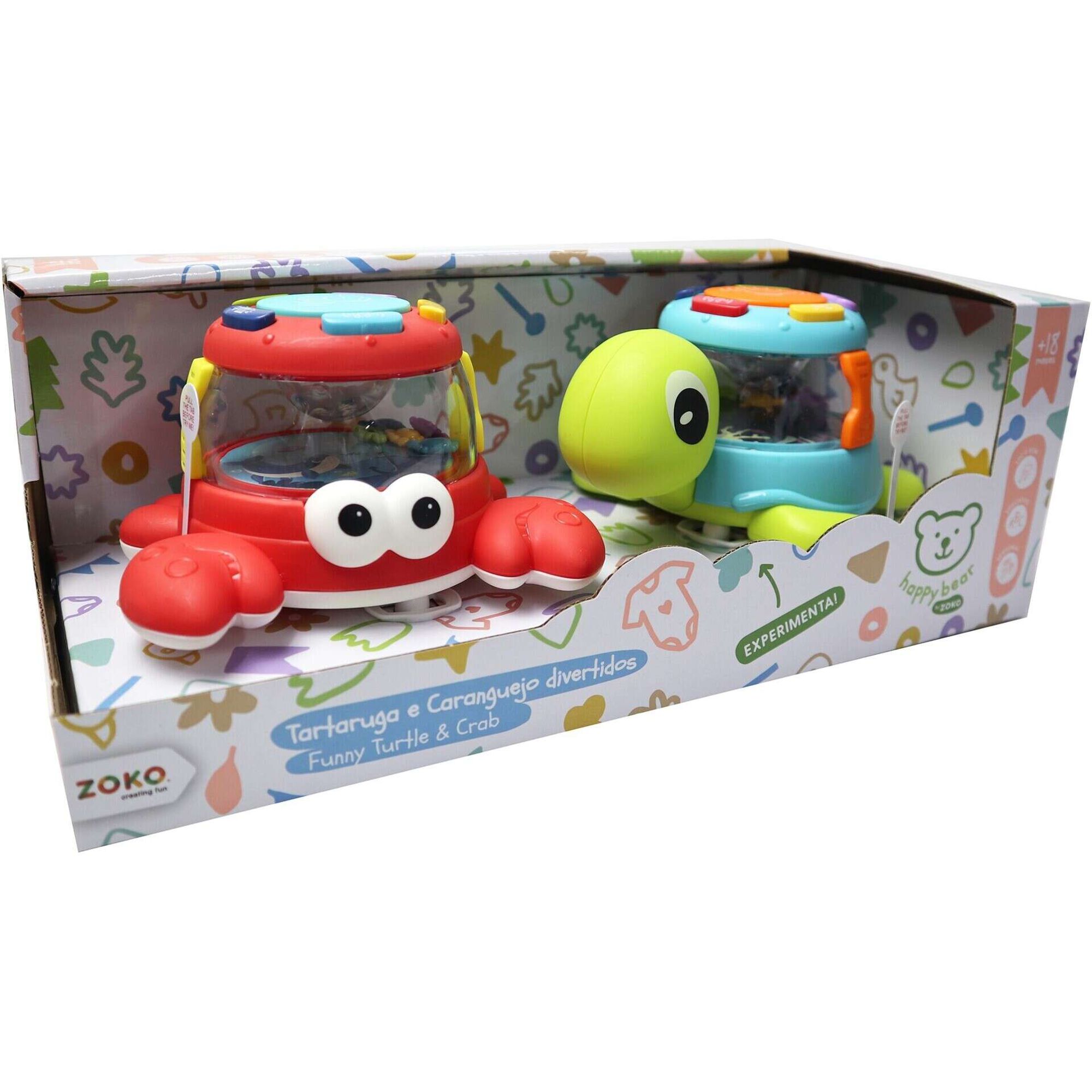 Tartaruga e Carangueijo Divertidos