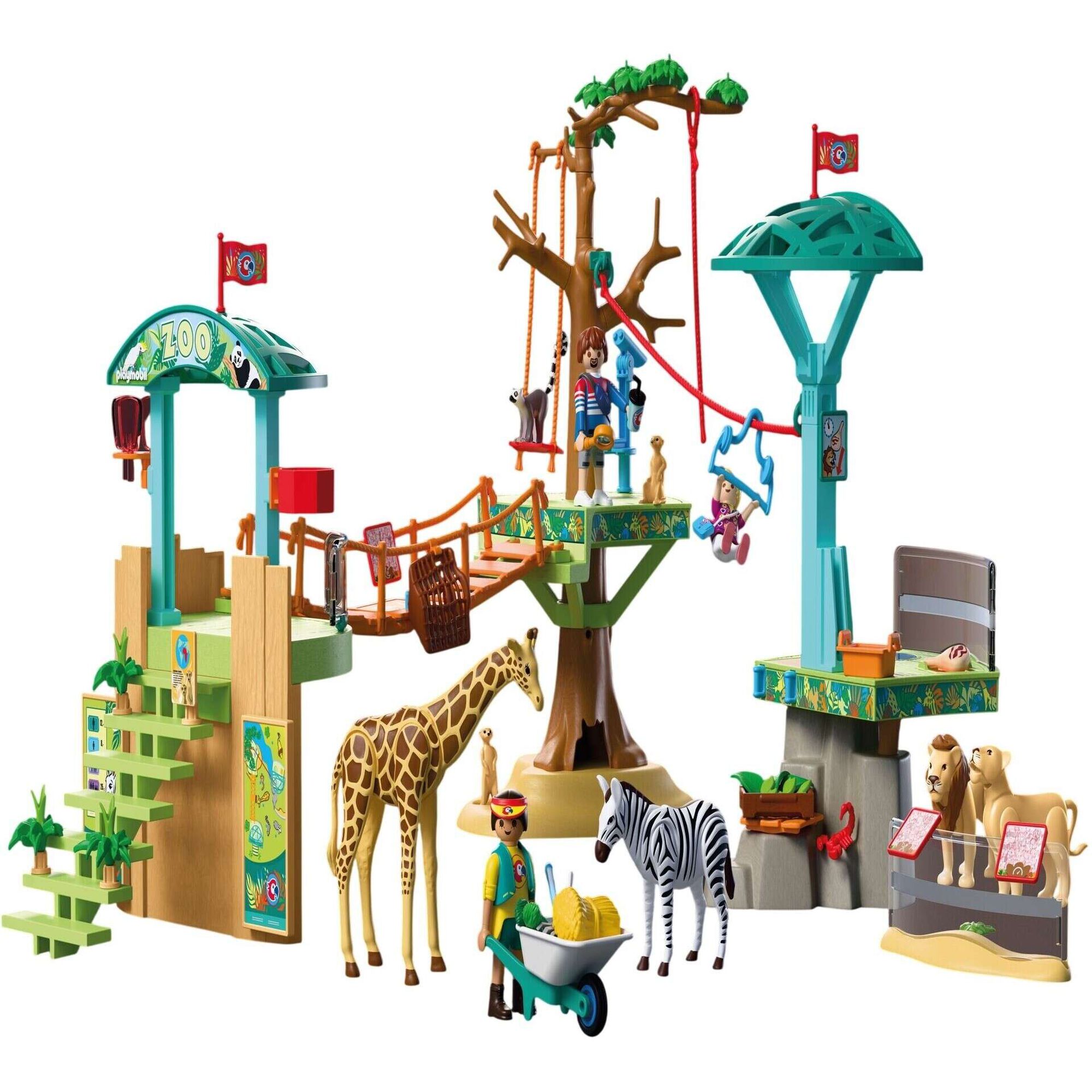 Playmobil - Zoo: Parque de Escalada Selvagem