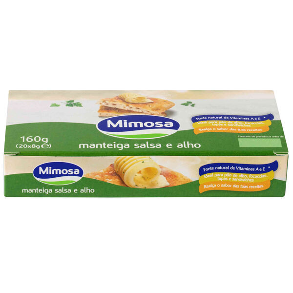 Manteiga Salsa e Alho Mimosa