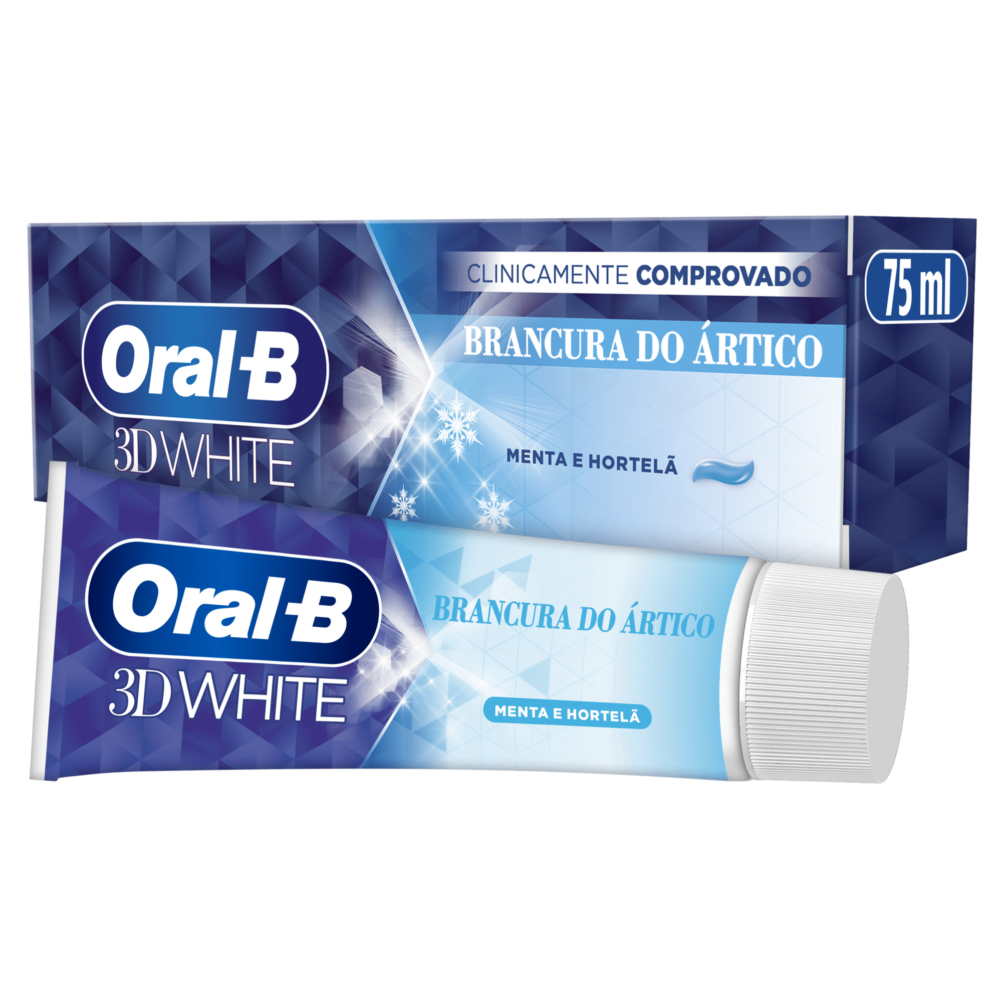 Pasta de Dentes 3D White Brancura do &Aacute;rtico Oral-B
