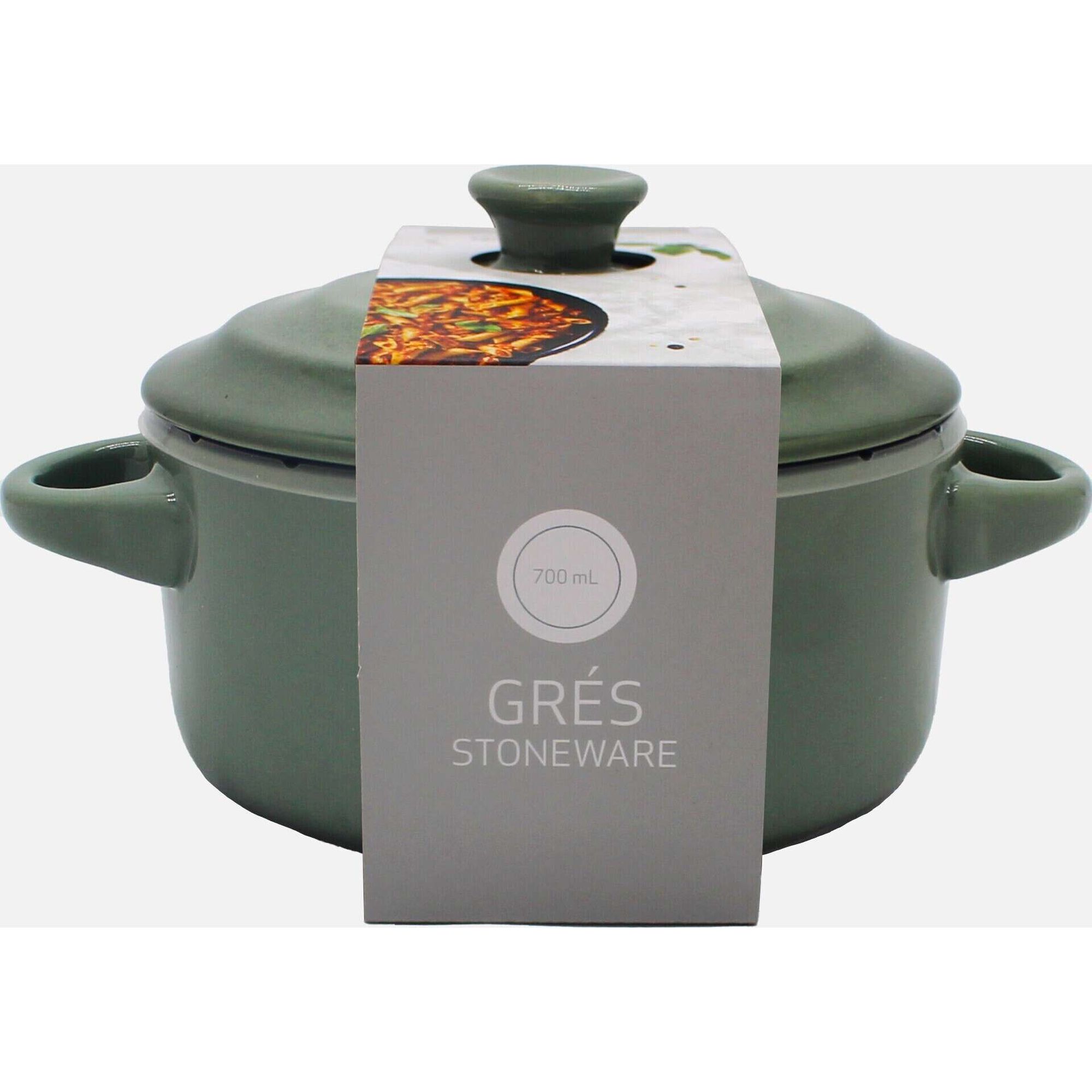 Mini Ca&ccedil;arola para Forno Gr&eacute;s 700ml Verde