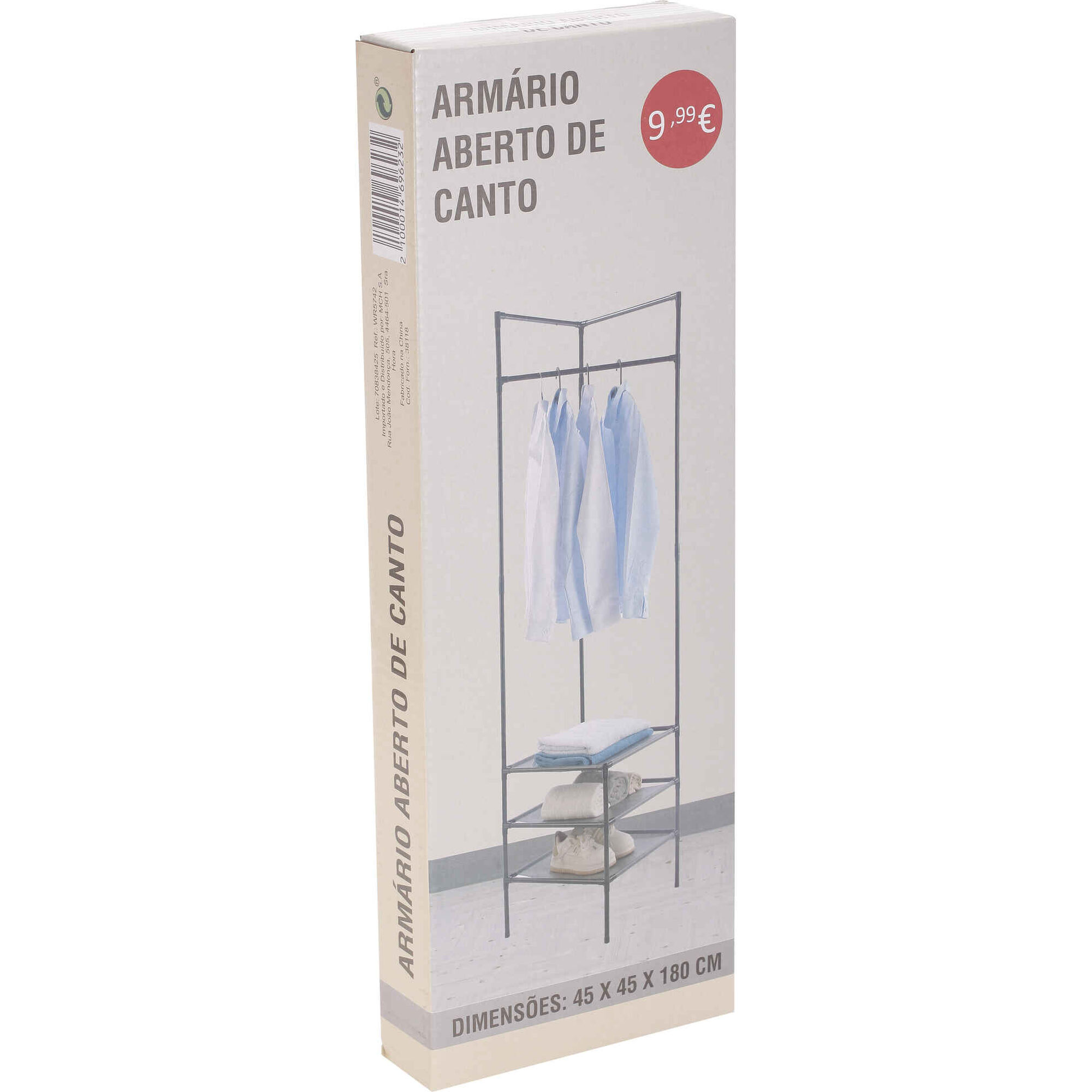 Arm&aacute;rio de Canto 45x45x180cm Bazar&atilde;o