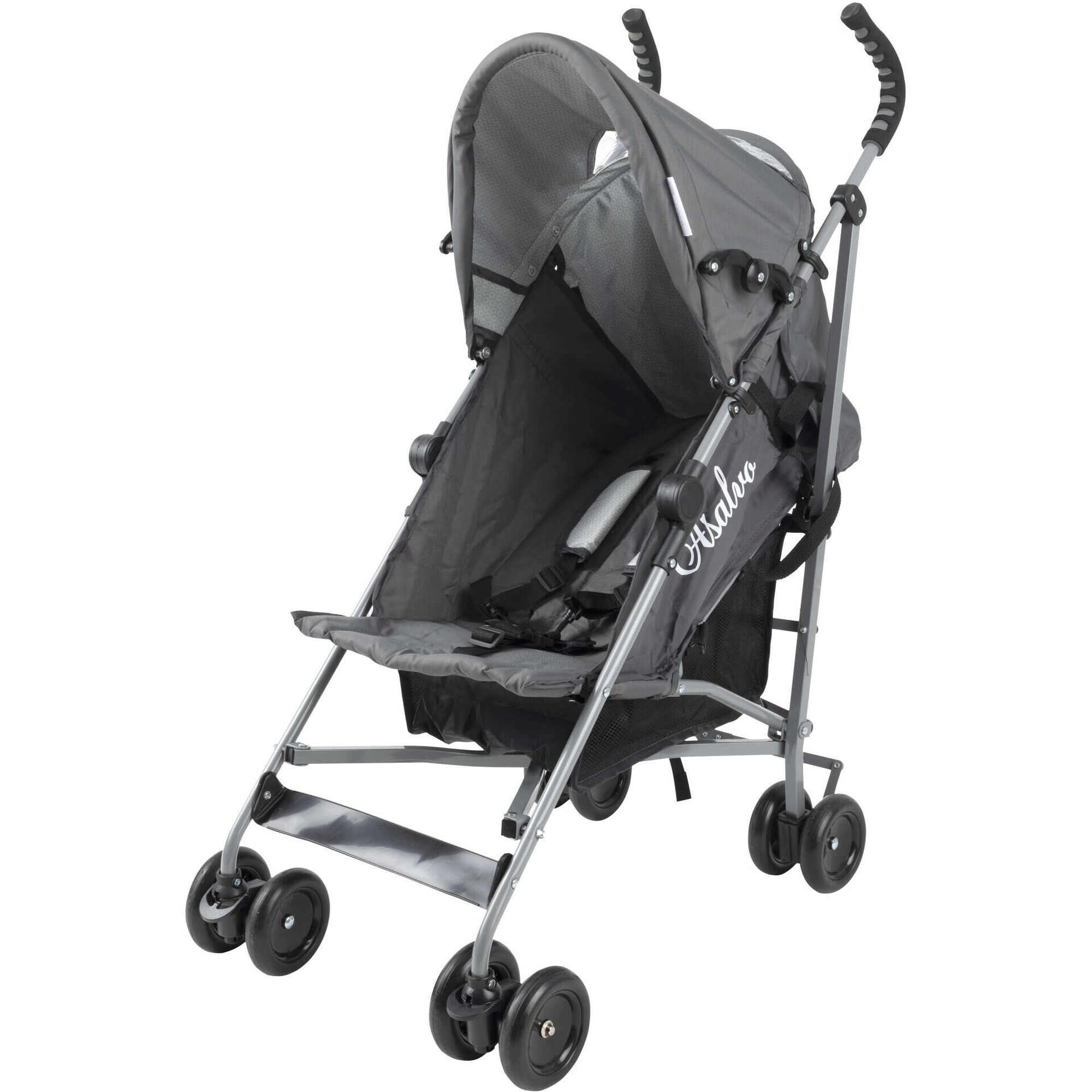 Carrinho de Passeio Bengala Cinza Yolo Zebra