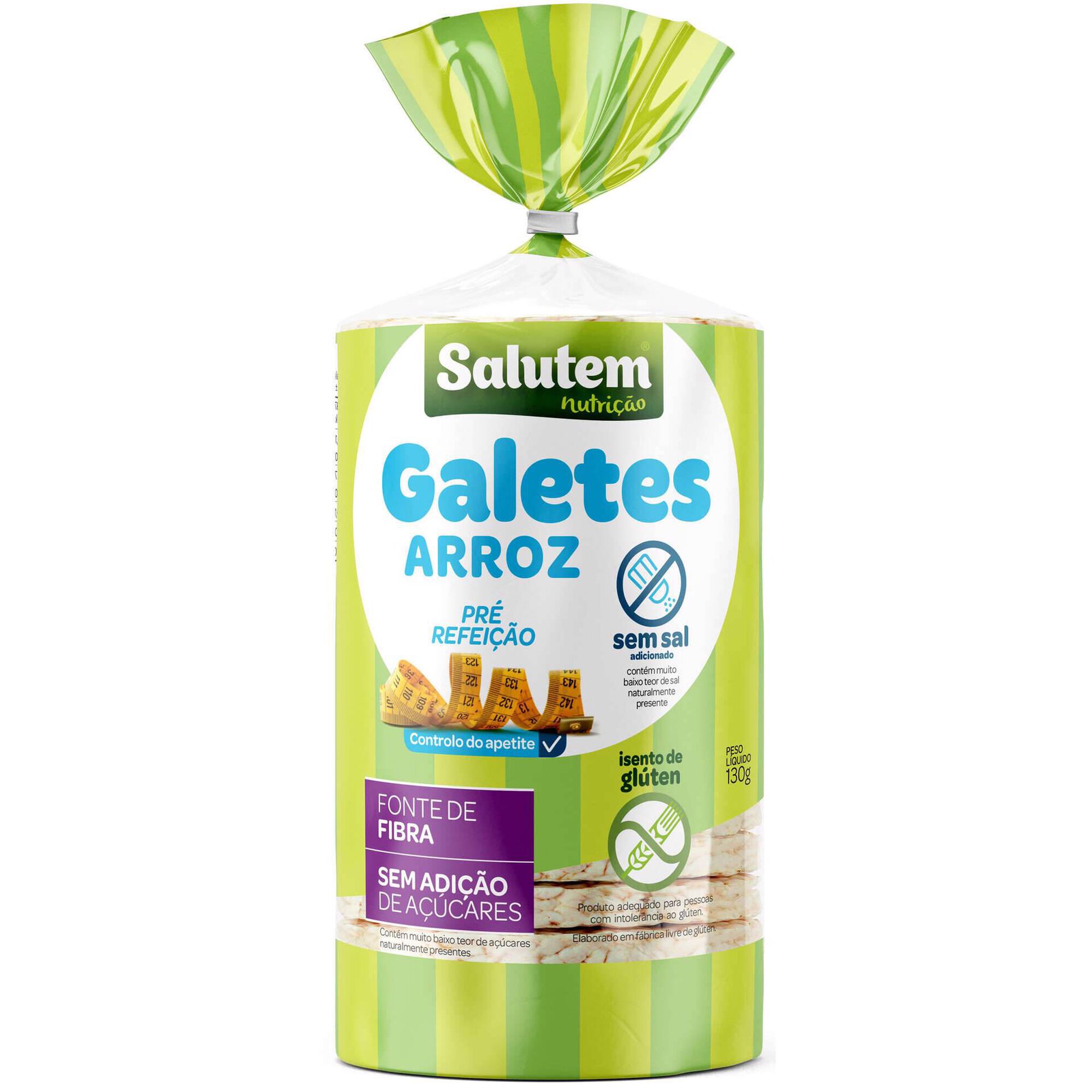 Galetes de Arroz sem Sal Finíssimas sem Glúten