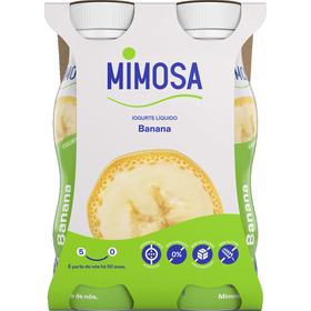 Iogurte L&iacute;quido Banana Mimosa