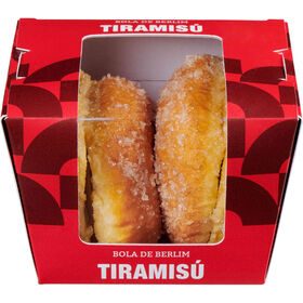 Bola de Berlim Tiramis&uacute;