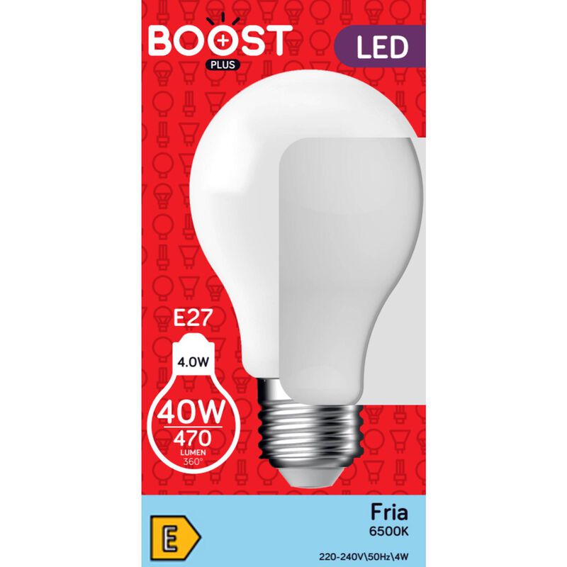 Lâmpada LED Standard E27 6500K 40W Boost