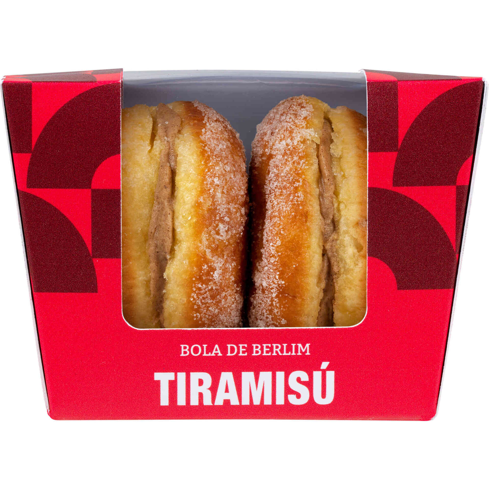Bola de Berlim Tiramis&uacute;