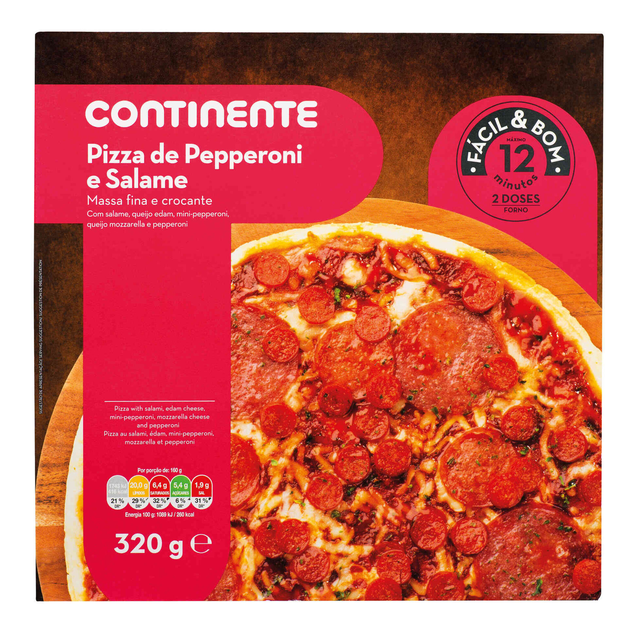 Pizza Pepperoni e Salame