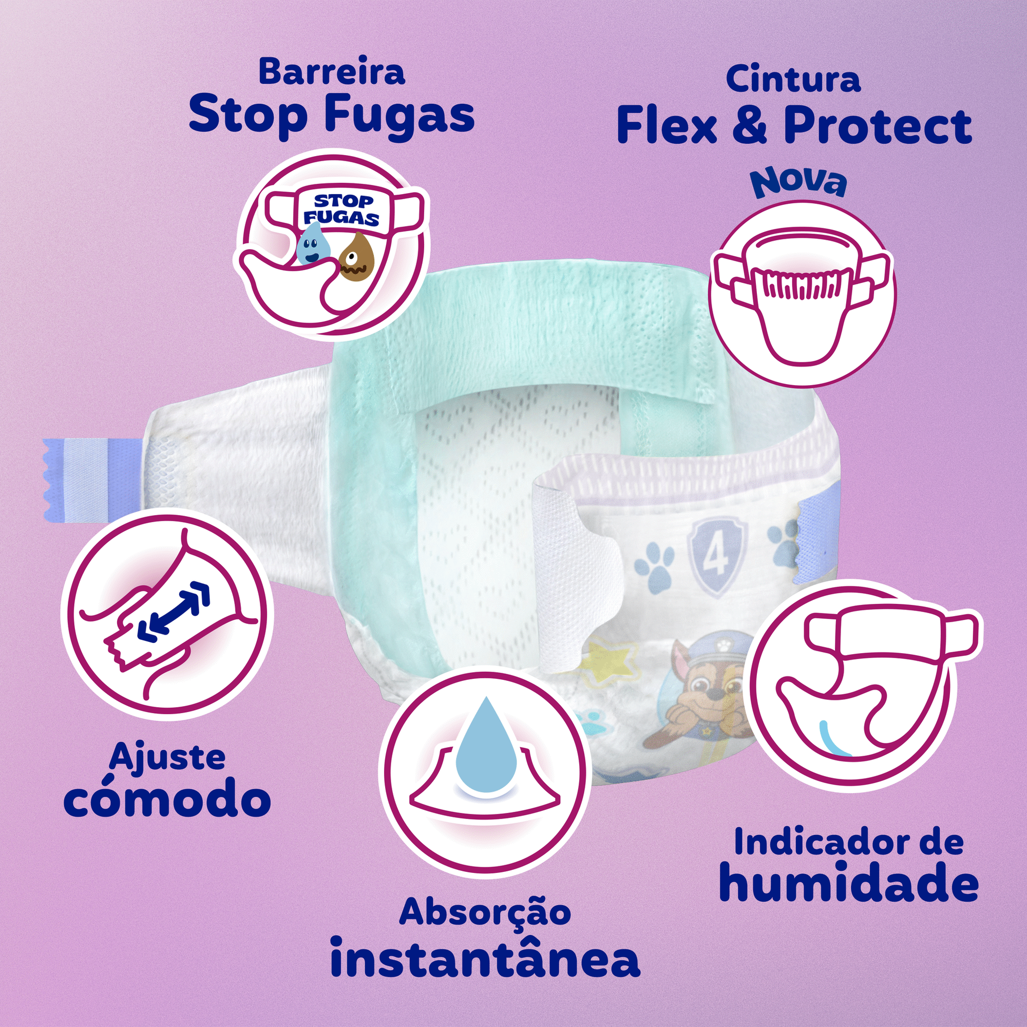 Box Fraldas Activity 14-19kg T6+ Dodot