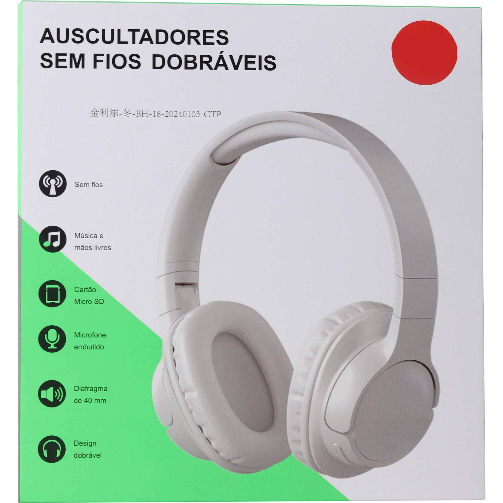 Aucultadores sem Fios Smokey Bazar&atilde;o