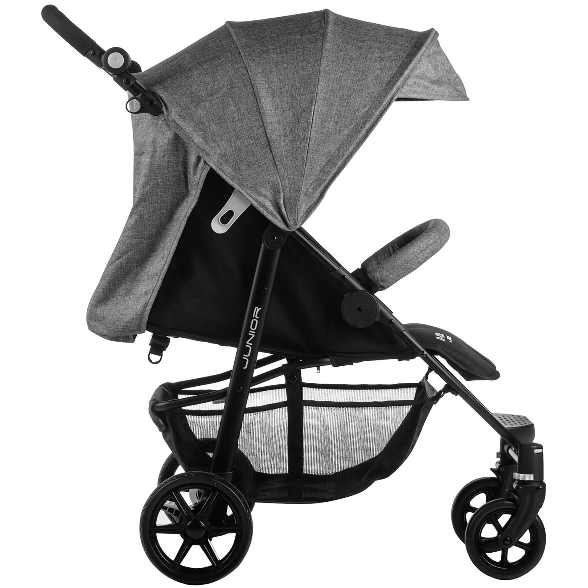 Carrinho de Passeio Cinza Junior
