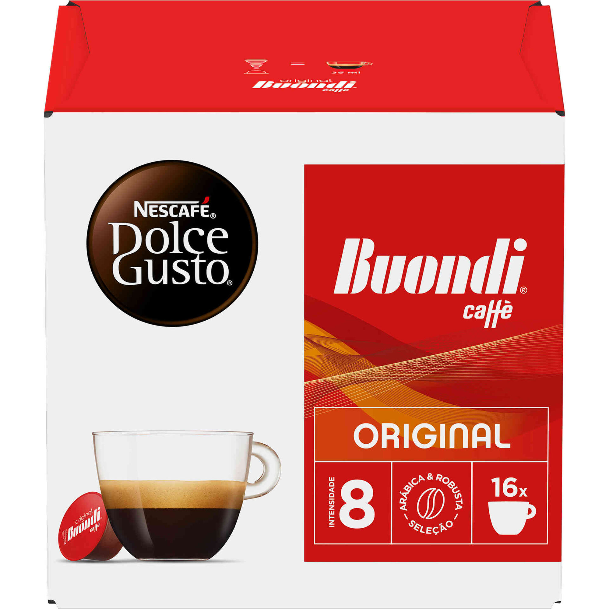 C&aacute;psulas de Caf&eacute; Expresso Buondi Int 8 Nescaf&eacute; Dolce Gusto