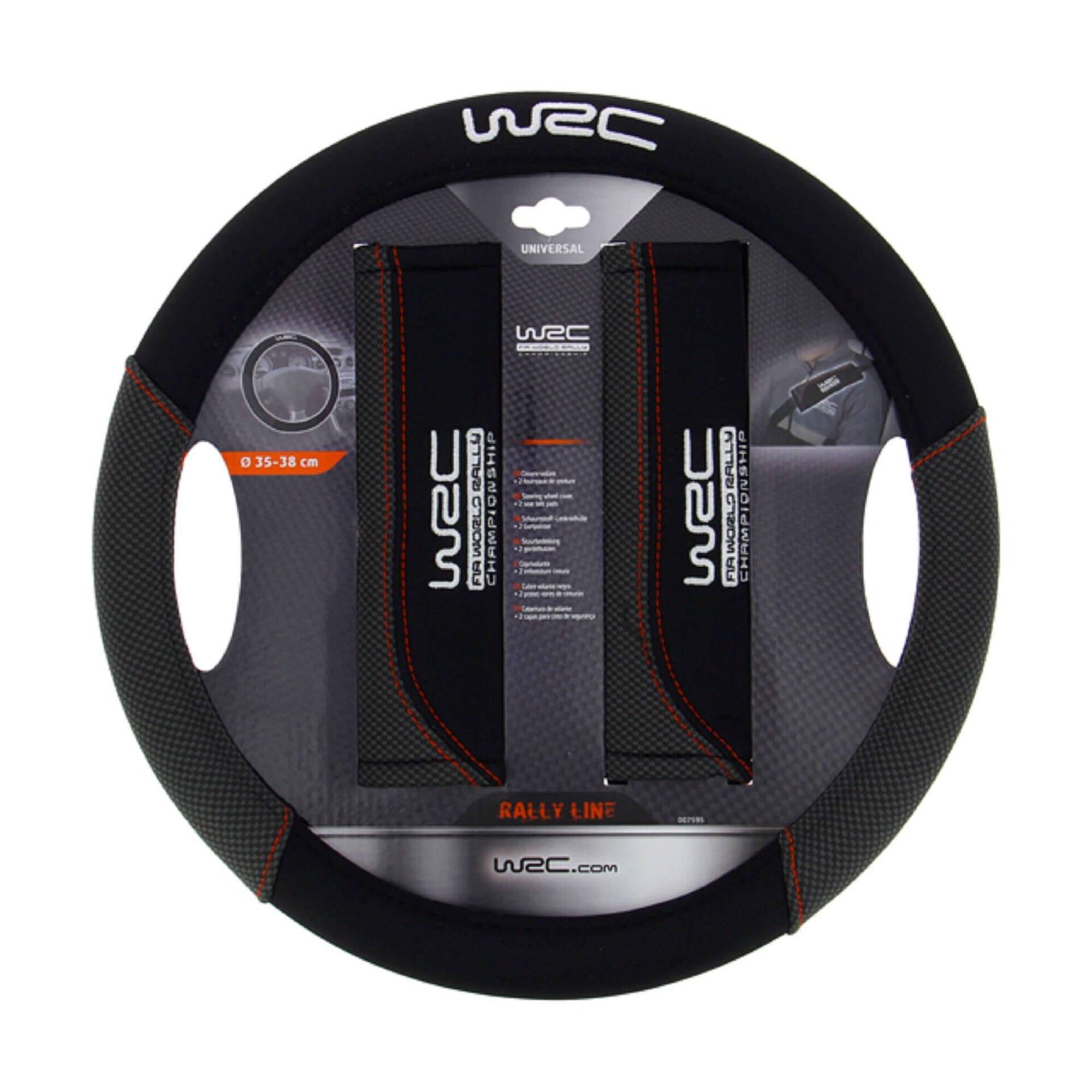 Kit Cobertura de Volante + Proteção de Cinto Rally Line