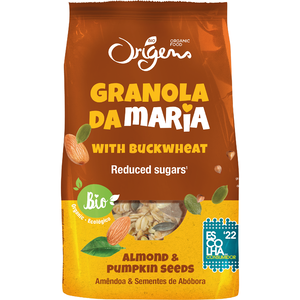 Granola Amêndoa e Sementes Abóbora Origens Bio