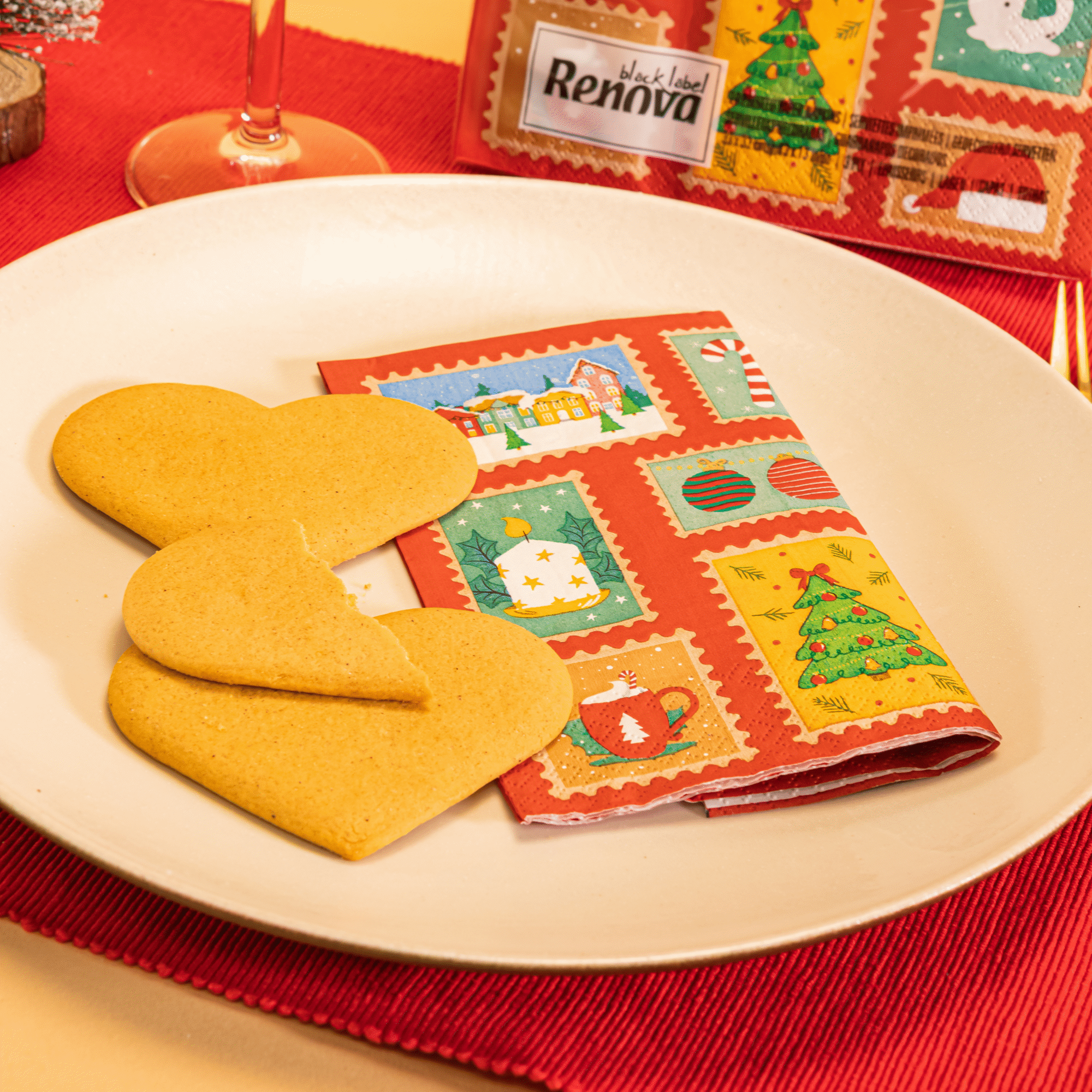 Guardanapos 3 Folhas Black Label Decorado