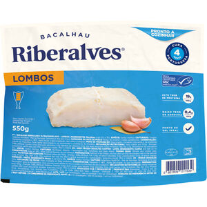 Lombos de Bacalhau 4 Meses de Cura MSC Ultracongelado Riberalves