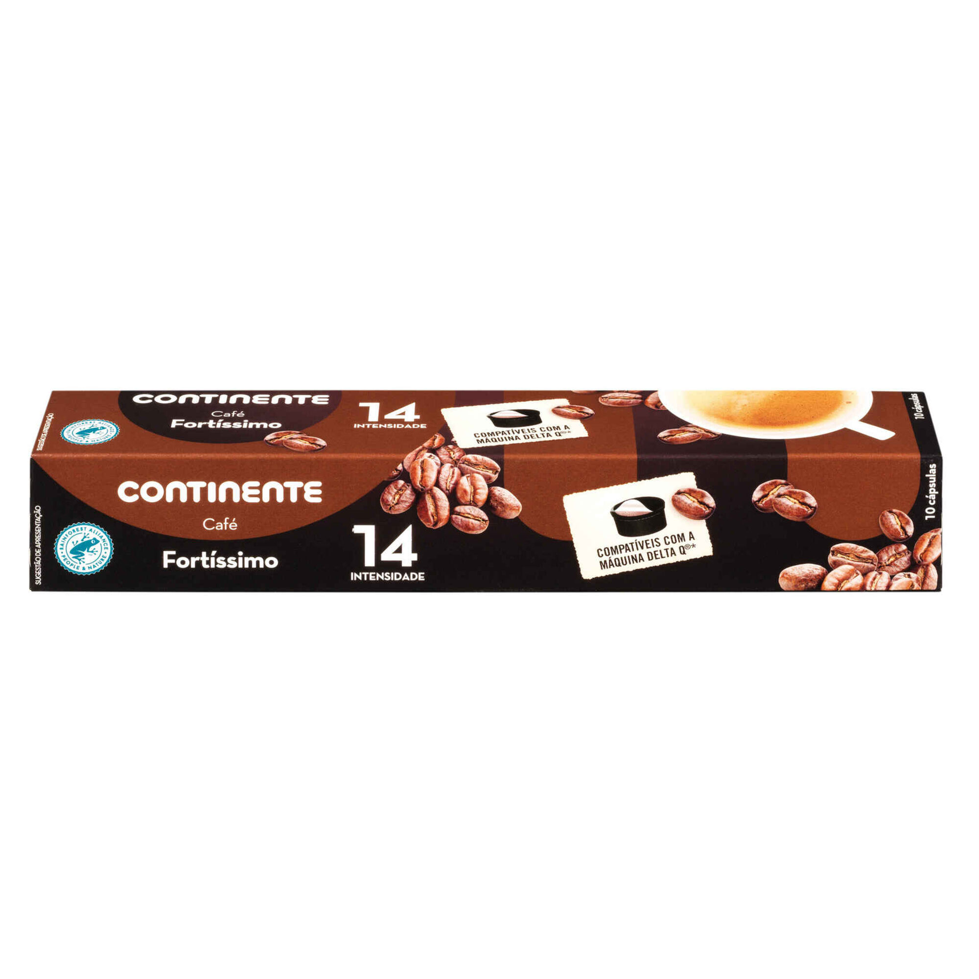 Cápsulas de Café Fortíssimo Compatível com Delta Q Int 14 Cápsulas de Café Fortíssimo Compatível com Delta Q Int 14