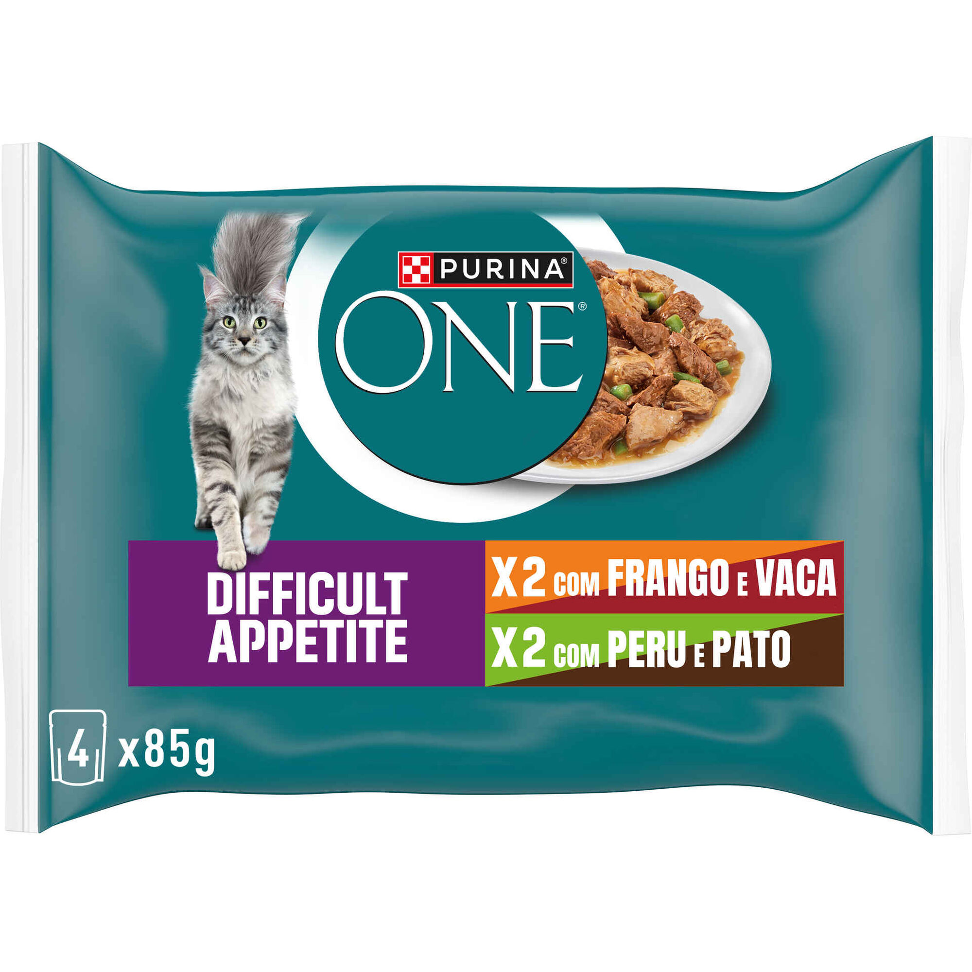 Comida H&uacute;mida para Gato Apetite Dif&iacute;cil Purina One