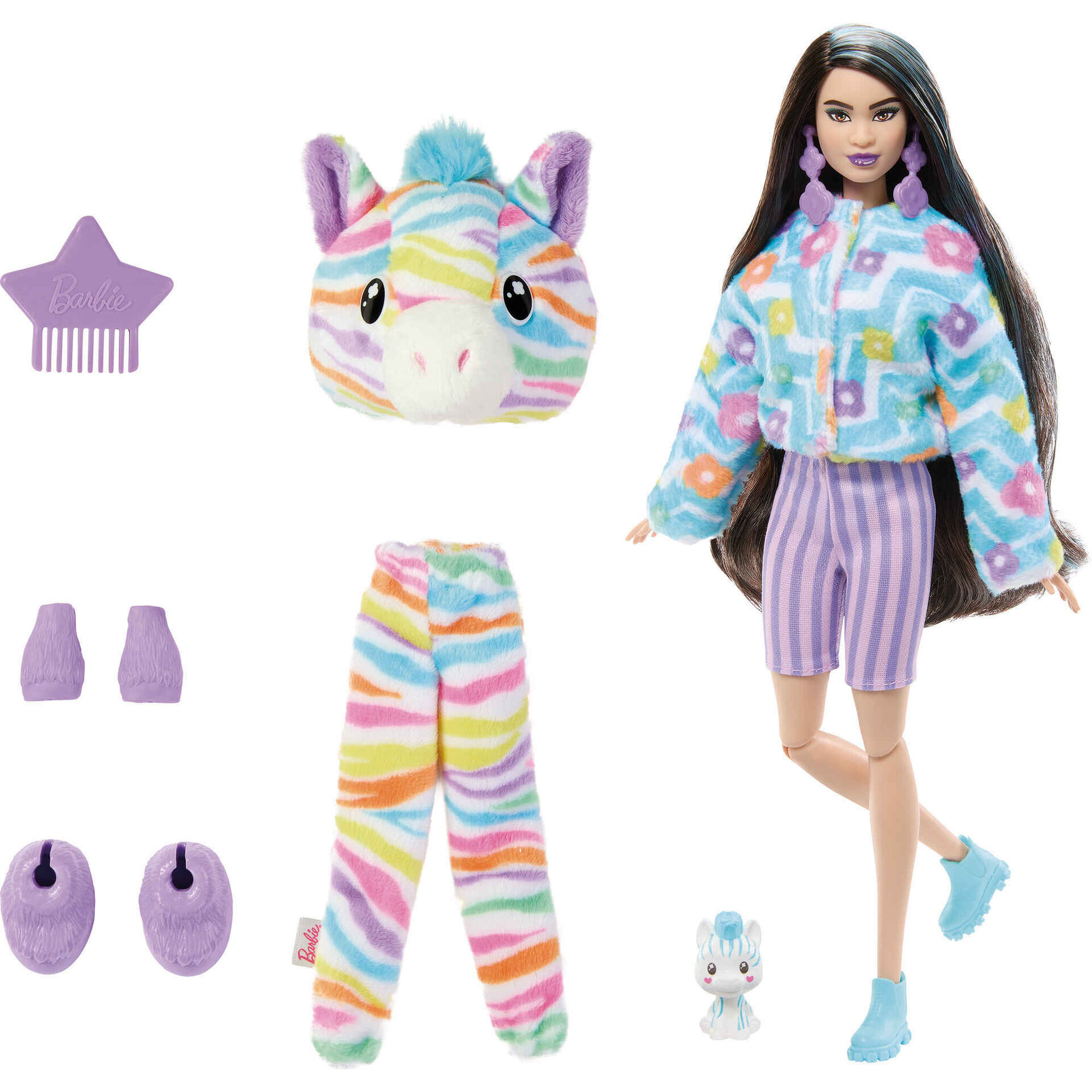 Boneca Barbie Cutie Reveal - Zebra Boneca Barbie Cutie Reveal - Zebra