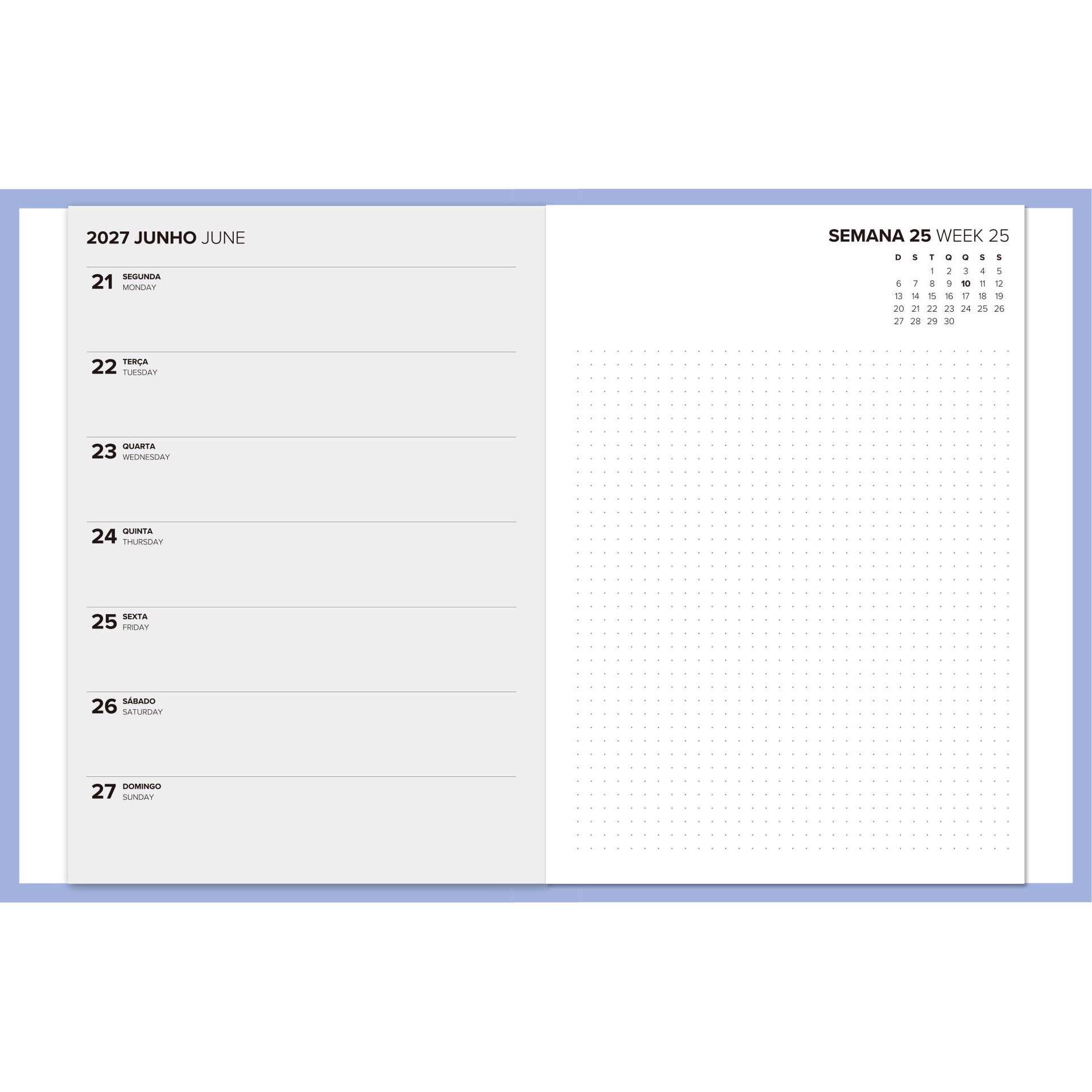 Agenda A7 2027 12 Meses (v&aacute;rias cores) Note!