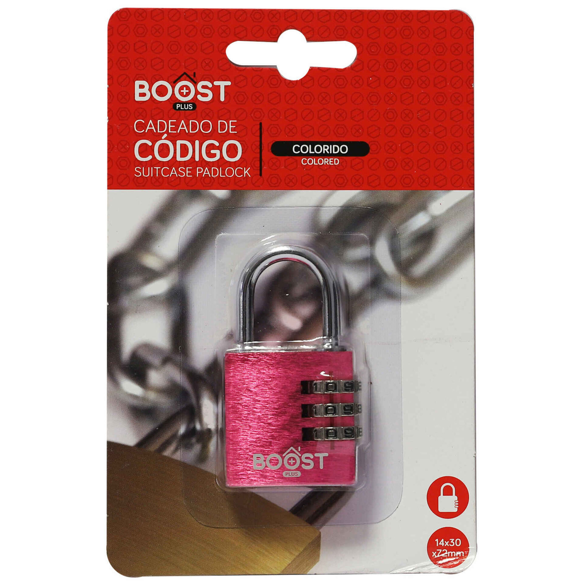 Cadeado com Código (várias cores)