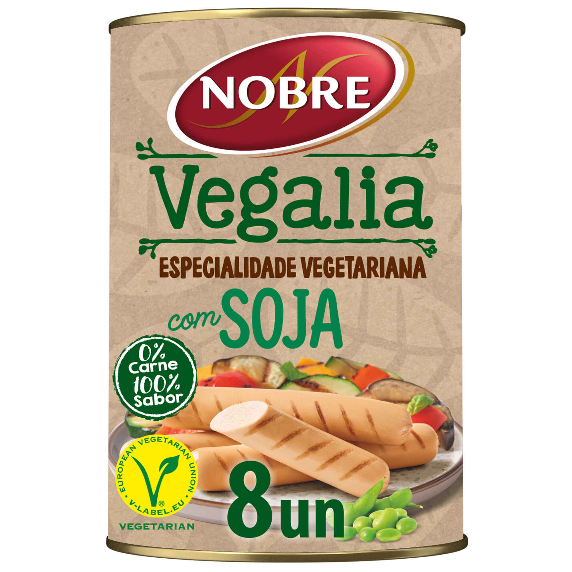 Salsichas de Soja Lata 8 un