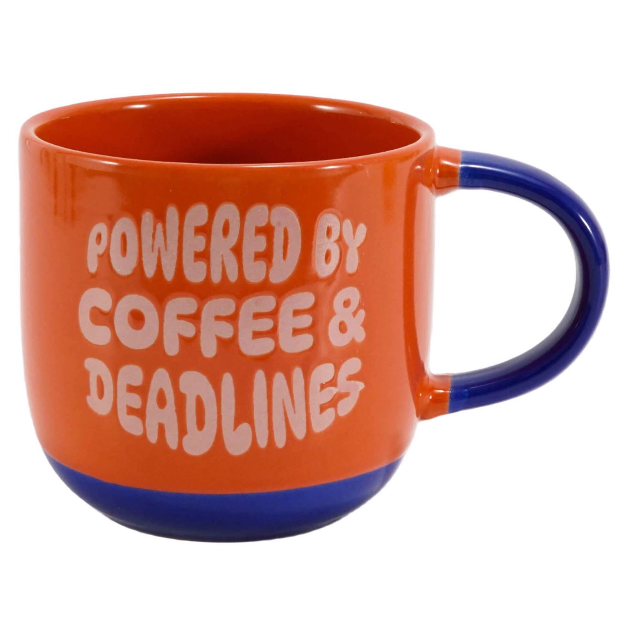 Caneca 330ml Laranja Coffee Deadlines Kasa