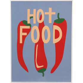 Quadro Decorativo 30x40cm Hot Food Kasa