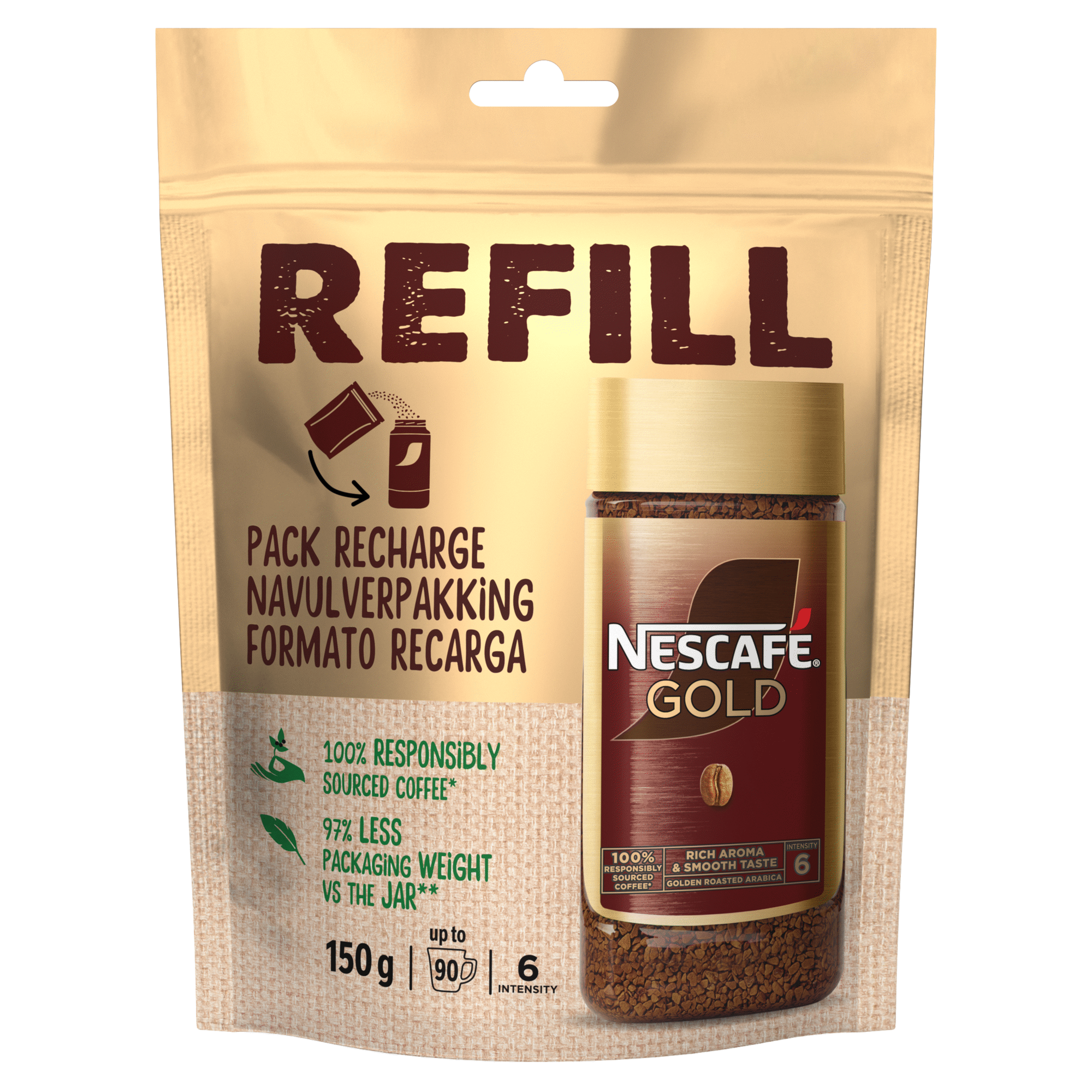 Café Solúvel Gold Refill