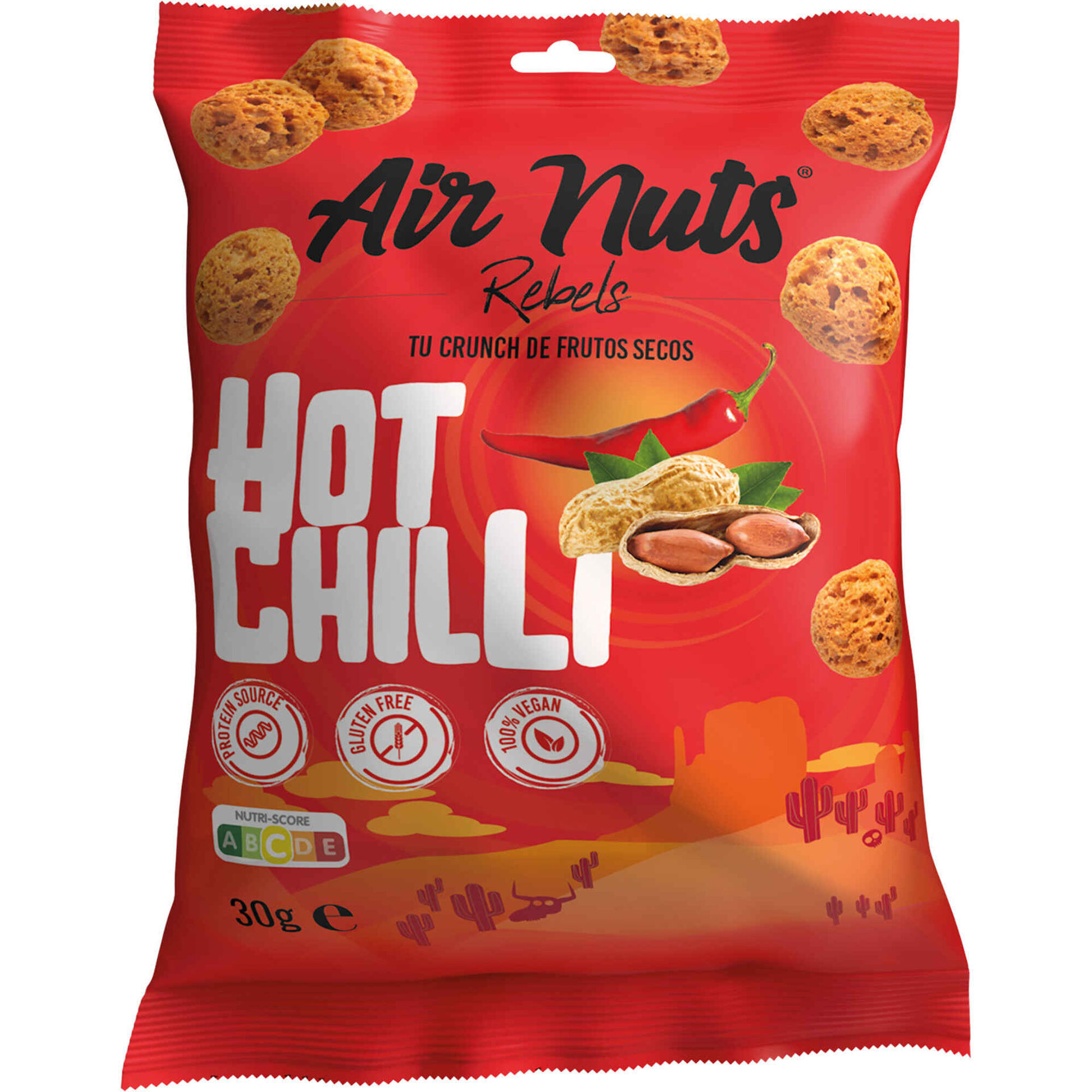 Snack Air Nuts Hot Chili
