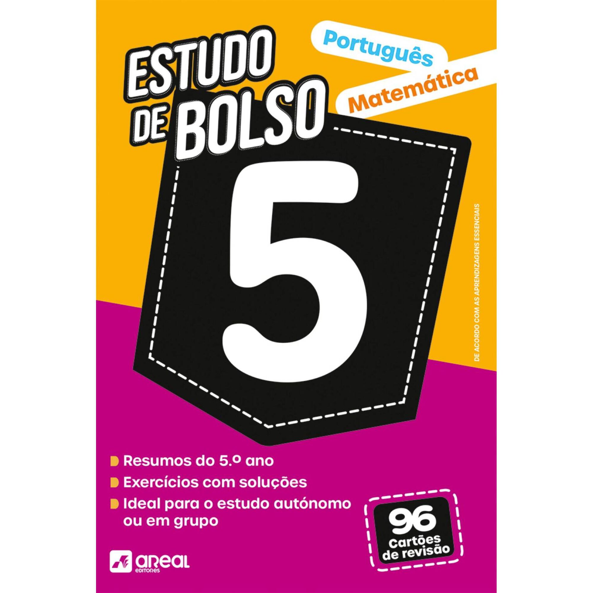 Estudo de Bolso: Portugu&ecirc;s e Matem&aacute;tica - 5.&ordm; Ano