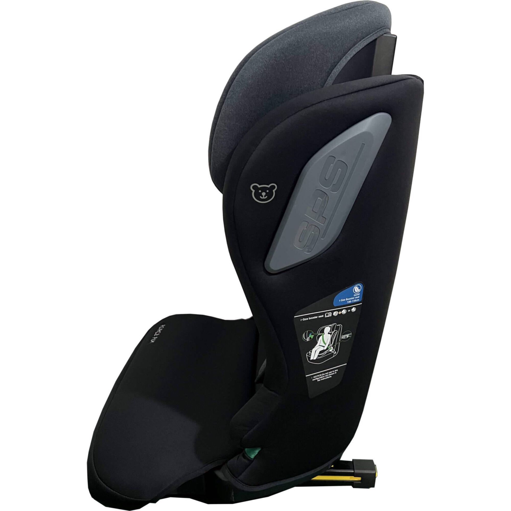 Cadeira Auto I-Size 100-150cm Isofix Preta Force