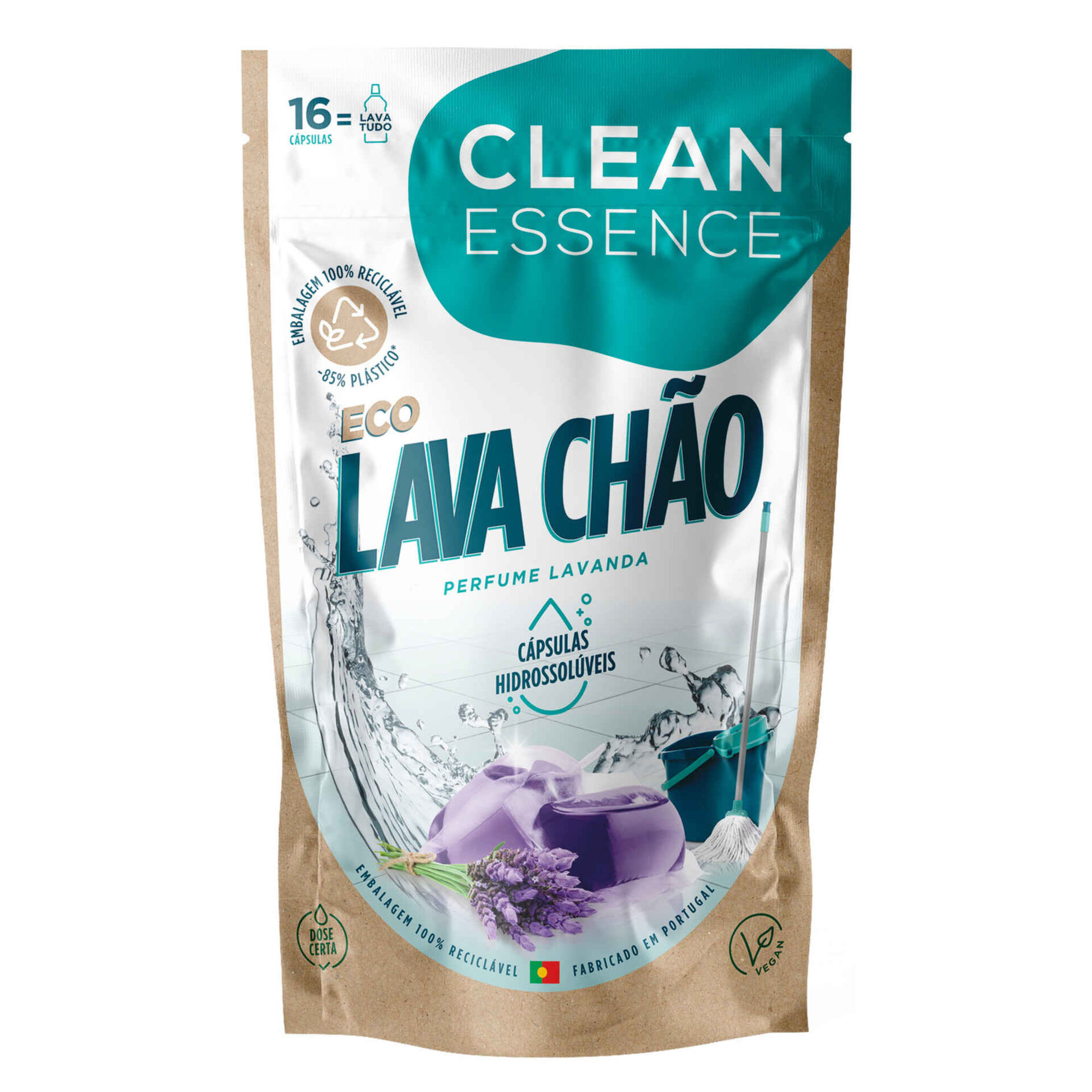 Lava Chão Cápsulas Hidrossolúveis Eco Perfume Lavanda Lava Chão Cápsulas Hidrossolúveis Eco Perfume Lavanda
