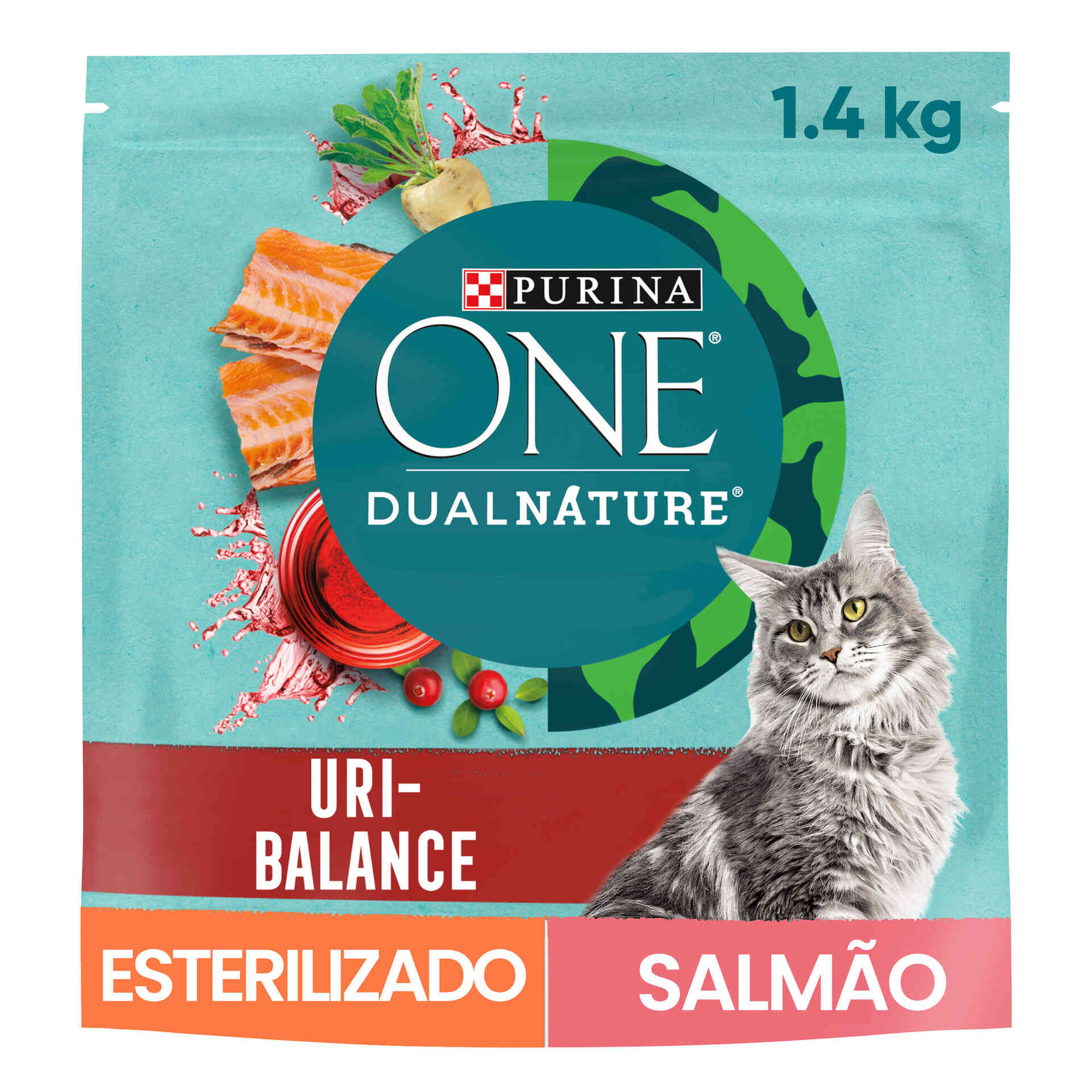 Ração para Gato Adulto Esterilizado Salmão